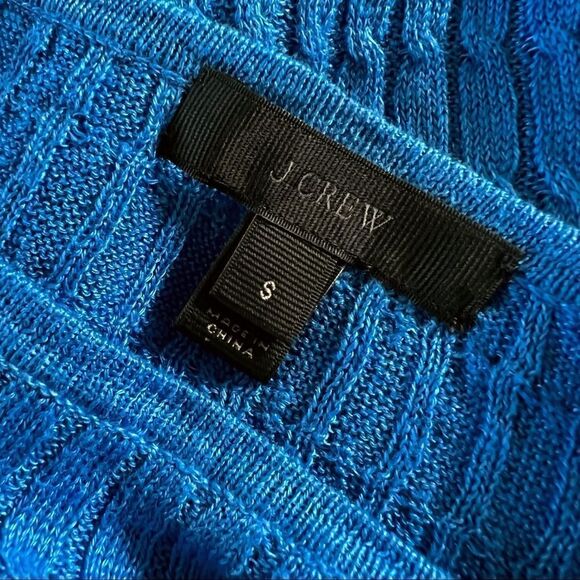J. Crew lightweight cable knit sweater - Picture 3 of 6